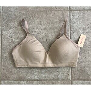 Third Love Beige Adjustable Lightly Padded Comfort Bra Wireless Size XL NWT